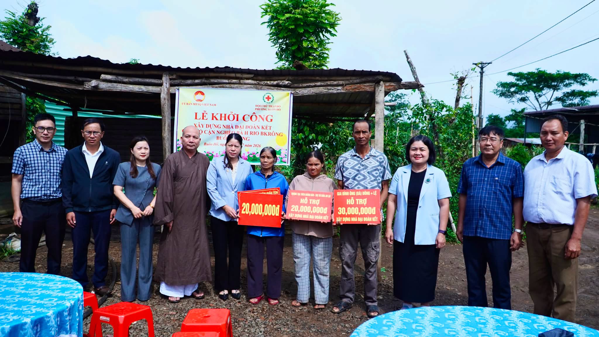 Đảng ủy phường Buôn Hồ tổ chức phát động quần chúng tại Buôn Dlung